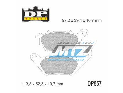 Brzdové doštičky DP Brakes DP557 - zmes Premium OEM Sinter