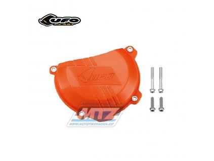 Kryt spojkového veka UFO KTM 450SXF / 16-19 + 450EXC / 17-19 + 500EXC / 17-19 - oranžový