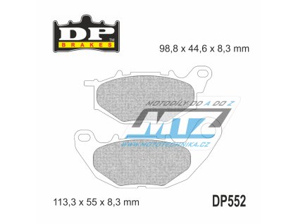 Brzdové doštičky DP552-SDP DP Brakes - zmes SDP Sport HH+