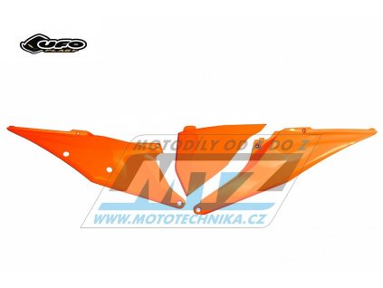 Bočnice + ľavý kryt air-boxu KTM 125SX+150SX+250SX + 250SXF+350SXF+450SXF / 19-22 + EXC+EXCF / 20-23 - farba oranžová