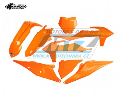 Súprava plastov KTM 125SX+150SX+250SX + 250SXF+350SXF+450SXF / 19-22 + XC+XCF / 19-22 - farba oranžová