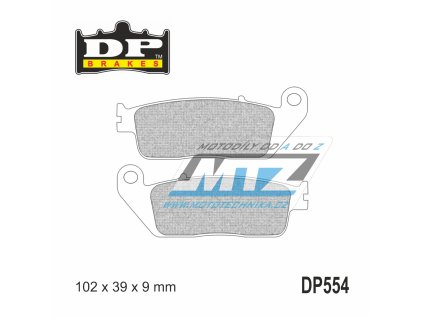 Brzdové doštičky DP Brakes DP554 - zmes Premium OEM Sinter