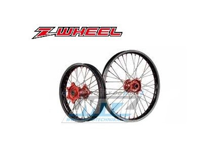 Bicykel kompletný predný 1,60x21" (červený náboj / čierny ráfik) - Honda CRF250L / 12-16