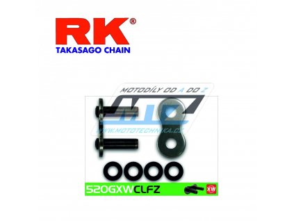 Spojovací článok reťaze (nitovacia skobka reťaze) pre reťaz RK 520 GXW