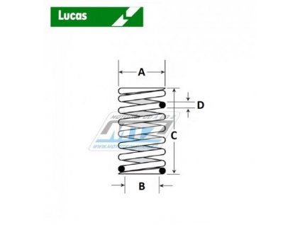 Pružiny spojkové (sada) Lucas MEF129-5 - Honda CBR600F+VFR800+VFR800F+CB1000+CBR1000F + Kawasaki KXF450 + ZZR1200 + Triumph Tiger900+Daytona955i+Speed Triple+5 1050+Tiger1050