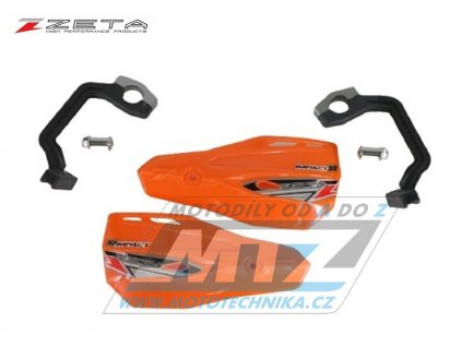 Kryty páčok ZETA Impact-X2 vrátane montážneho kitu - ZETA ZE74-0209 - oranžové