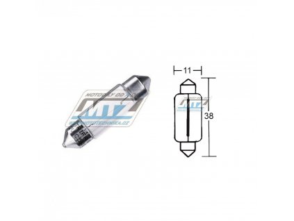 Sufitová žiarovka C5W 12V 5W SV8,5 (11x38mm)