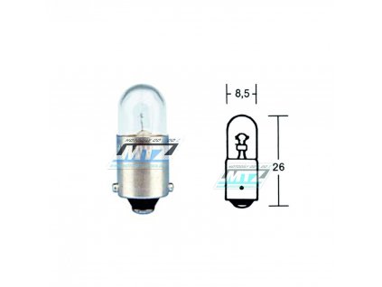 Žiarovka T5W 12V 5W BA9s