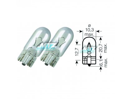 Žiarovka T10 12V 2W W2.1x9.5
