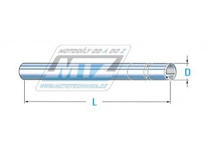 Rúrka prednej vidlice 43x614mm - Suzuki GSF1200 Bandit / 97-05