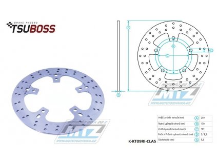 Kotúč brzdový nerezový (240/107/5D) - Husqvarna + KTM 690Duke+SM690+SMC690+790Duke+890Duke + 950Supermoto+990SMR+990Supermoto+990Superduke