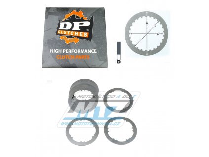 Lamely spojkové plechové (medziplechy) DP CLUTCHES DPC7516-8 - KTM 85SX 17/14+19/16/18-22 + Husqvarna TC85/18-22 + Gas Gas MC85 / 21-22