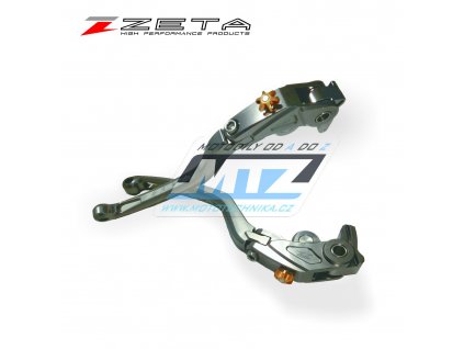 Páčka brzdy výklopná ZETA-PILOT (závodní prevedenie titan) - Yamaha YZF-R1+YZF-R1M+YZF-R1S / 15-18 + YZF-R6 / 17-18