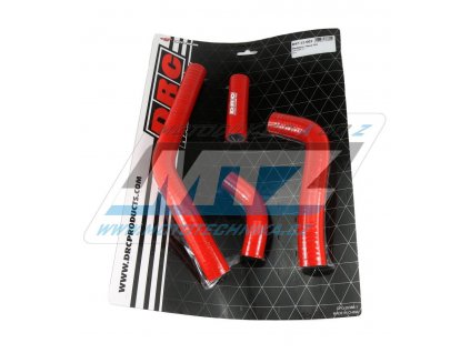 Hadica chladiča DRC RADIATOR HOSE KIT - DRC D47-11-003 - Honda CRF450R / 21-23 - červené (sada 4ks)