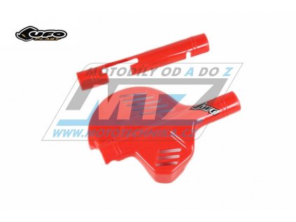 Kryty predného kúta a vidlíc Honda CR125+CR250+CR500 / 85-89 + XR600R / 85-00 - farba červená