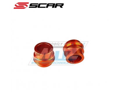 Rozperky predného kolesa SCAR - KTM 125SX+150SX+250SX / 15-24 + 250SXF+350SXF+450SXF / 15-24 + 125EXC+200EXC+250EXC+300EXC / 16-24 EXC / 16-24 + Husqvarna TC+TC+FE+FC + Gas-Gas - oranžová