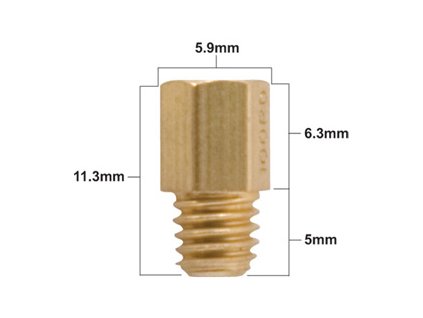 Hlavná tryska karburátora Mikuni VM4/042 veľkosť 170