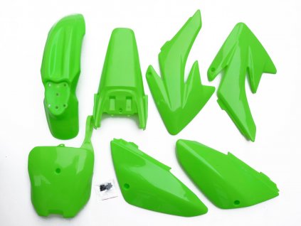 Pitbike sada plastov CRF70 zelené, Stomp, DemonX, WPB