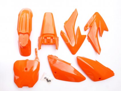 Pitbike sada plastov CRF70 oranžové, Stomp, DemonX, WPB
