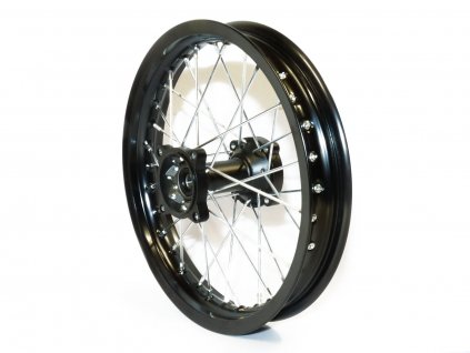 pitbike tomanon rear alloy wheel 14 black