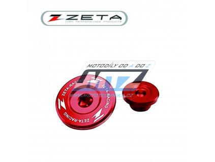 Zátky motora - ZETA ZE89-1230 - Kawasaki KXF450 / 09-18 + KX250 / 19 + KXF250 / 11-18 + KLX450R / 08-15 - červené