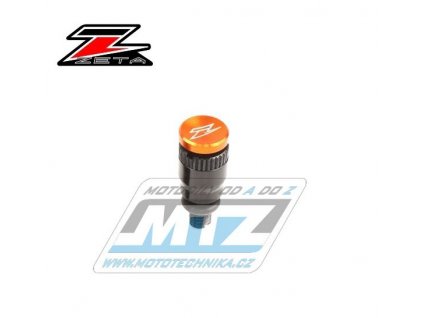 Ventilček odvzdušňovací WHITE POWER / MARZOCCHI / SACHS (závit M4) - ZETA ZE91-4117 - oranžový