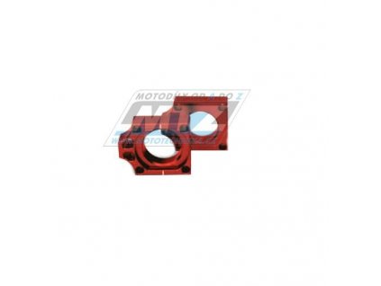 Dorazy osi zadného kolesa WRP - Suzuki RMZ250+RMZ450+RMX450Z - červené