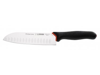 Japonský nôž Giesser Messer Santoku PrimeLine G 218269wwl 18cm čierny