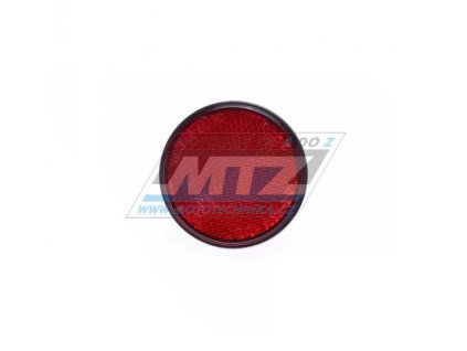 Odrazka červená guľatá - skrutka M6