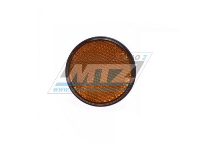 Odrazka oranžová guľatá - skrutka M6