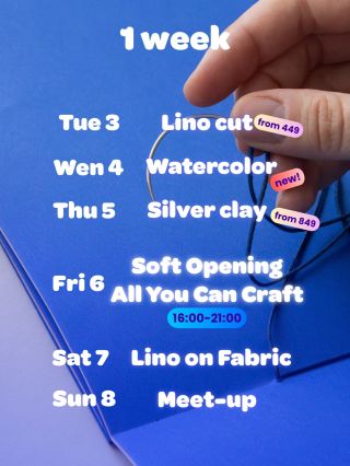 February workshops✨ If you want to make silver jewelry, draw, print, bind, paint, or just meet cool people? At a new and...