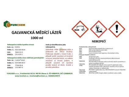 vyr 190 Galvanicka medici lazen 1l