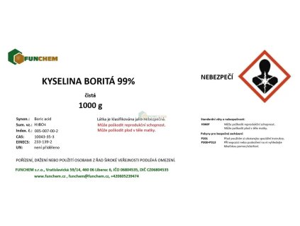 vyr 283 Kyselina borita 1000g