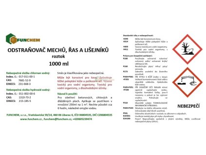 vyr 338 Odstranovac mechu ras a lisejniku roztok 1l