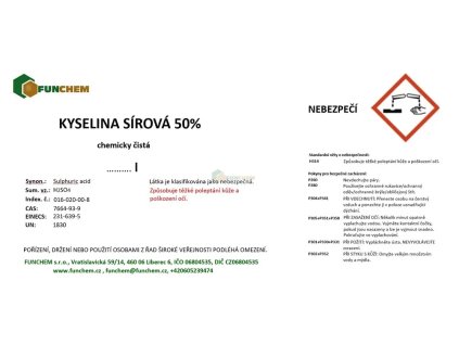 vyr 567 Kyselina sirova 50 UNI