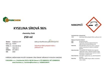 vyr 602 Kyselina sirova 96 250ml