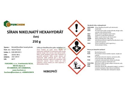 vyr 611 Siran nikelnaty 250g