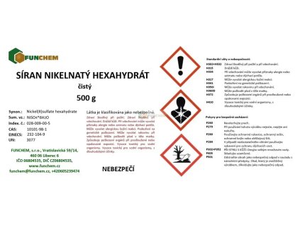 vyr 612 Siran nikelnaty 500g