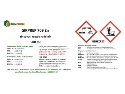 vyr 619 Sirprep 709 Zn 500ml