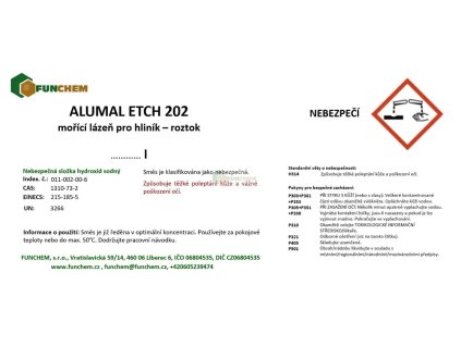 vyr 673 Etiketa Alumal Etch 202 UNI