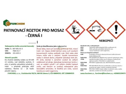 vyr 1199 Patinovaci roztok pro mosaz CERNA I