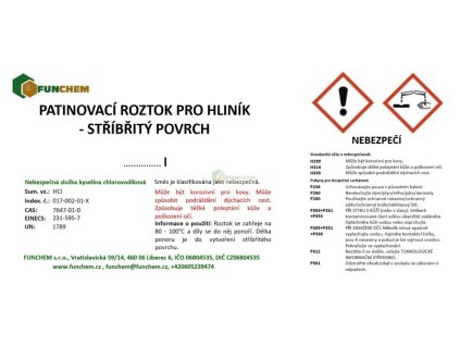 vyr 1206 Patinovaci lazen pro Al STRIBRITY POVRCH UNI