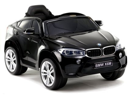 Dětské elektrické autíčko Černý lak BMW X6