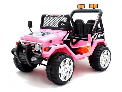 Dětské elektrické autíčko Jeep Raptor S618 EVA Růžové