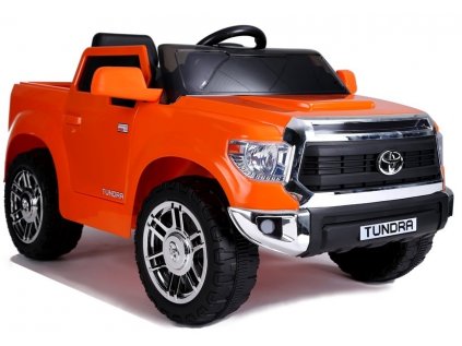 Dětské elektrické autíčko Toyota Tundra oranžově lakované