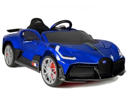 Dětské elektrické autíčko Bugatti Divo modrý lak