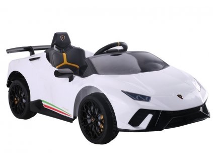 Dětské elektrické autíčko Lamborghini Huracan bílé