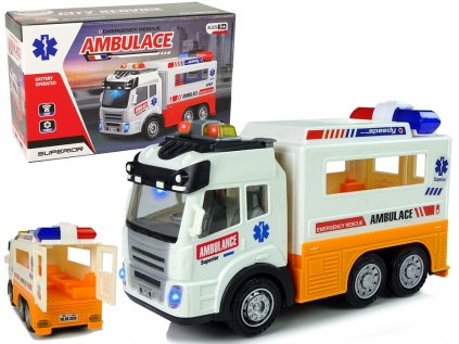 Ambulance Baterie Auto Světla Zvuky