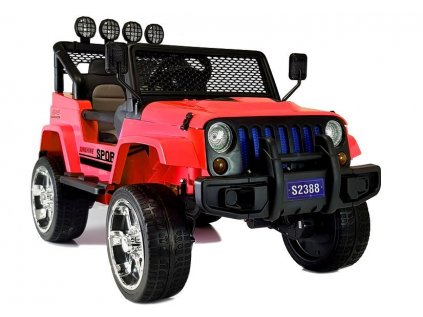 Dětské elektrické autíčko S2388 Jeep Red 4x45W