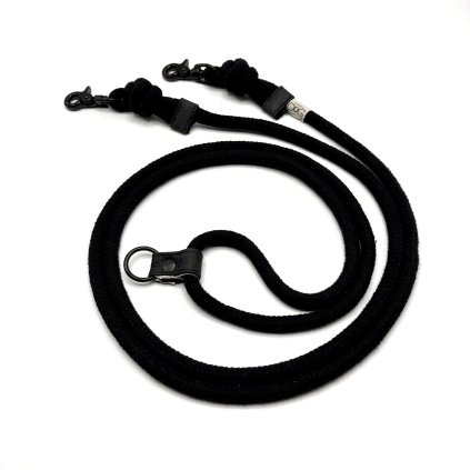 BLACK černé ekologické vodítko 3 m